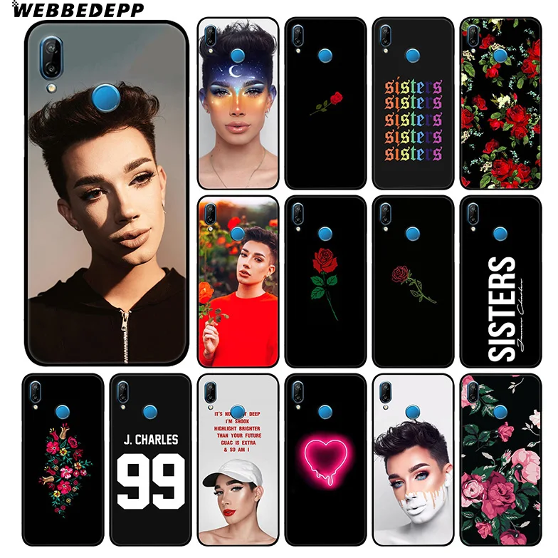 Мягкий чехол WEBBEDEPP James Charles Sister для Huawei P30 P20 Pro P10 P9 Lite 2017 P Smart 2019 &amp Nova 3 3i Y9 |