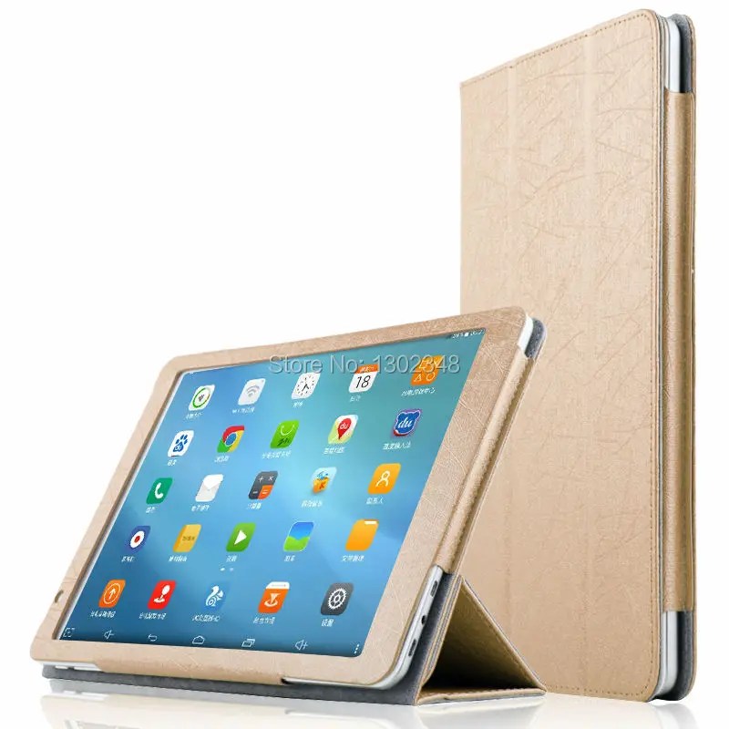 

Ultra Slim 3-Folder Silk Grain PU Leather Magnetic Closure Cover Case For Teclast X98 Air 3G Dual Boot X98 Air 3G Android Win10
