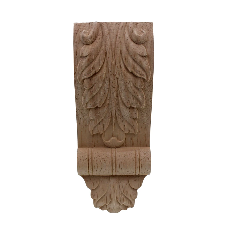 RUNBAZEF Wood Furniture Applique Door God Stage Stigma Pillar Decoration Accessories Creative Home Figurines Miniatures | Дом и сад