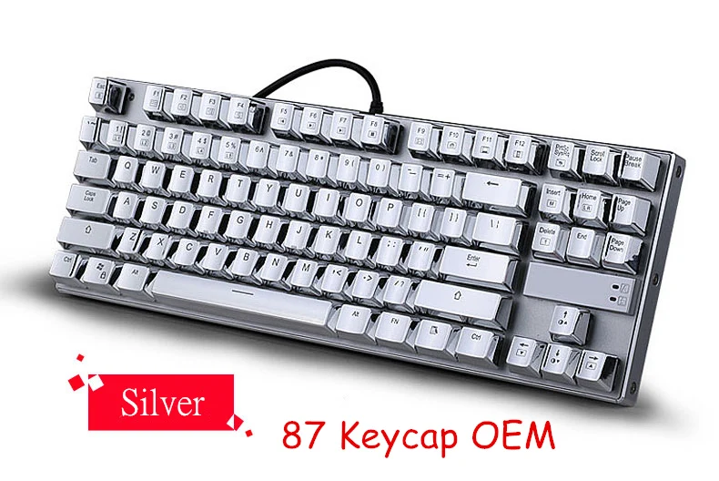 104 брелоки PBT OEM высокоперсонализированные металлические механические колпачки