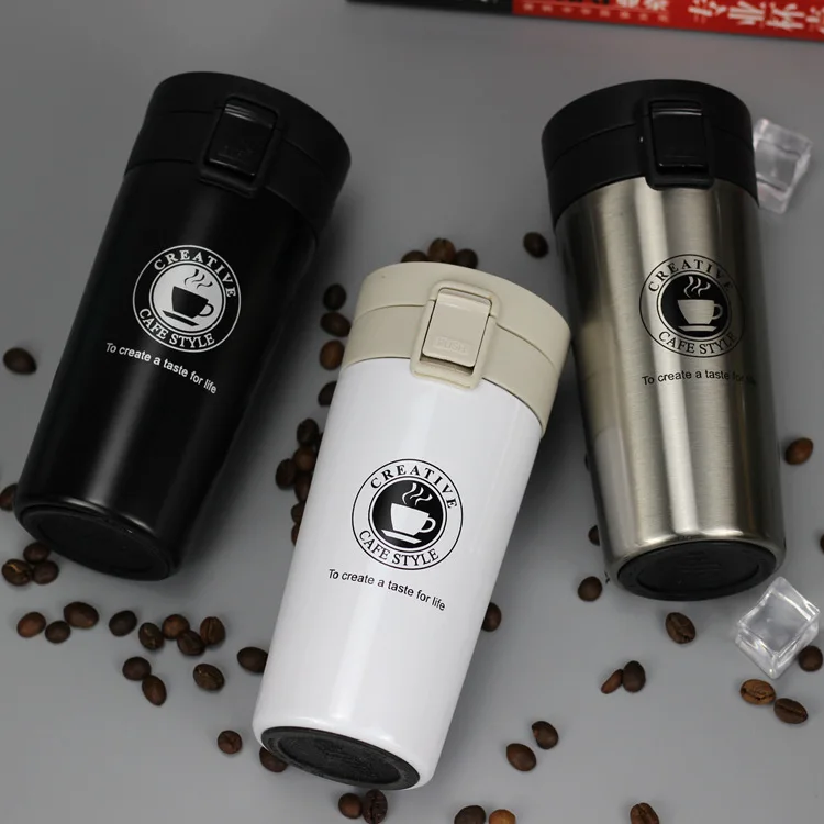 

380ml Double Wall Stainless Steel Vacuum Flasks Car Thermo Travel mug portable thermoses portable drinkware coffee tea Thermocup