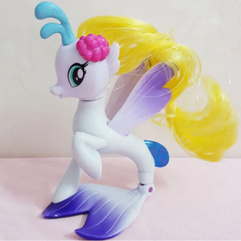 My Little Pony пластиковая игрушка Русалка Сумеречная Искорка Радуга Дэш Пинки Пай аниме куклы игрушки для детей подарок - Цвет: 9