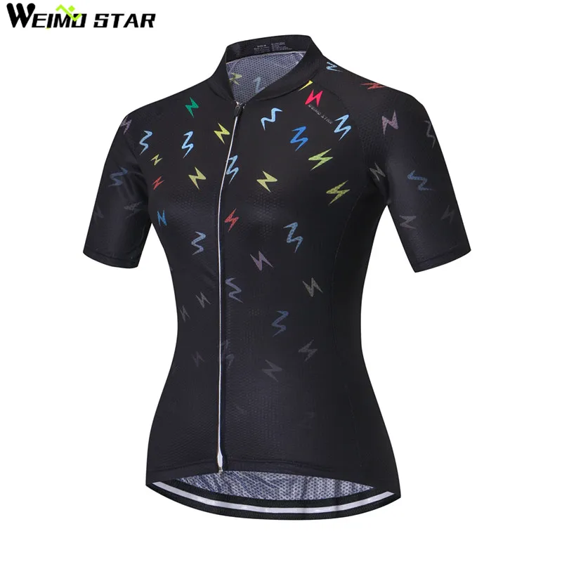 Красный MTB велосипеда Джерси Для женщин Велосипедная форма Ropa Ciclismo Джерси езда на велосипеде Топ Майо футболки летние дышащие