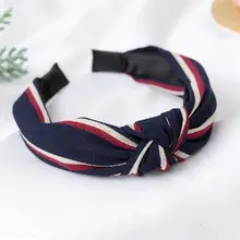 Для женщин женские аксессуары для волос повязка на голову, полосатая повязка на голову, для взрослых в горошек и повязка на голову с бантом для волос для девочек с повязкой на голову, возраст девушки жесткое оголовье