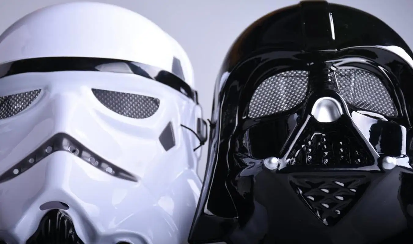 10pcs/lot Wholesale Halloween Festival Horror Darth Vader Mask Star Wars Clone Trooper Cosplay Soldiers Full Face Mask