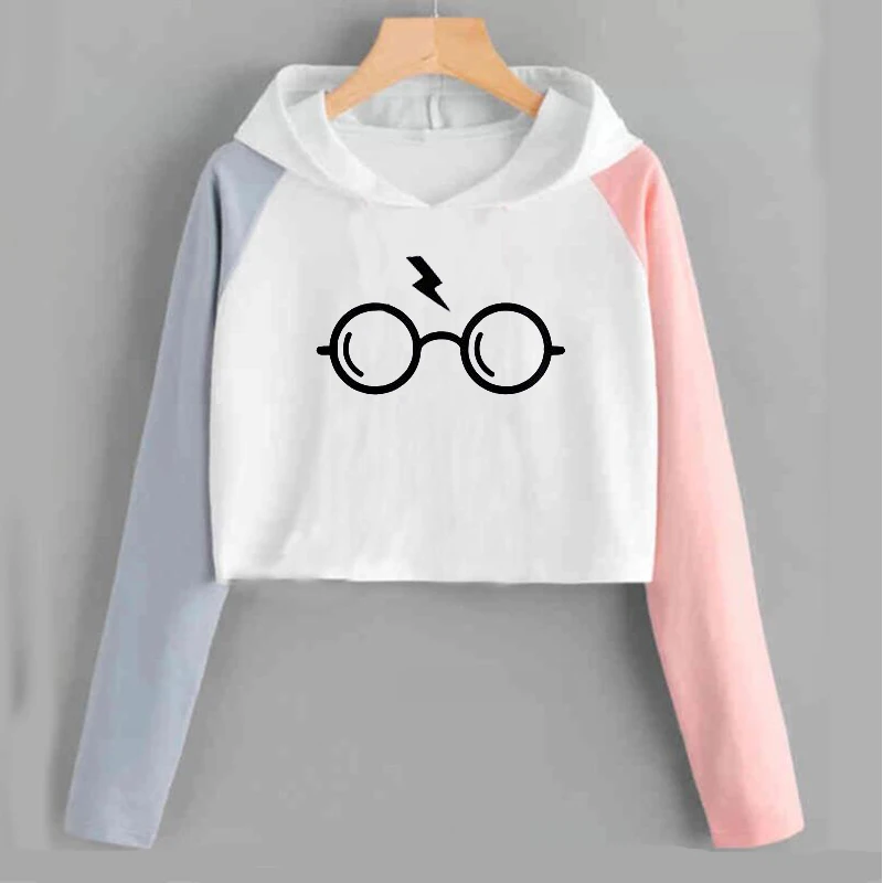 harry potter crop hoodie