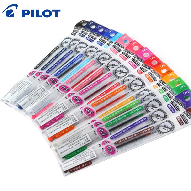 

2019 PILOT HI-TEC-C COLETO super thin 0.4mm refills for Ultra-fine change core pen Gel Multi Pen Refills 15 colors set
