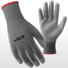 2 пары ПУ и нейлоновое покрытие защитные перчатки для водителя, работников общей сборки и защитные рабочие