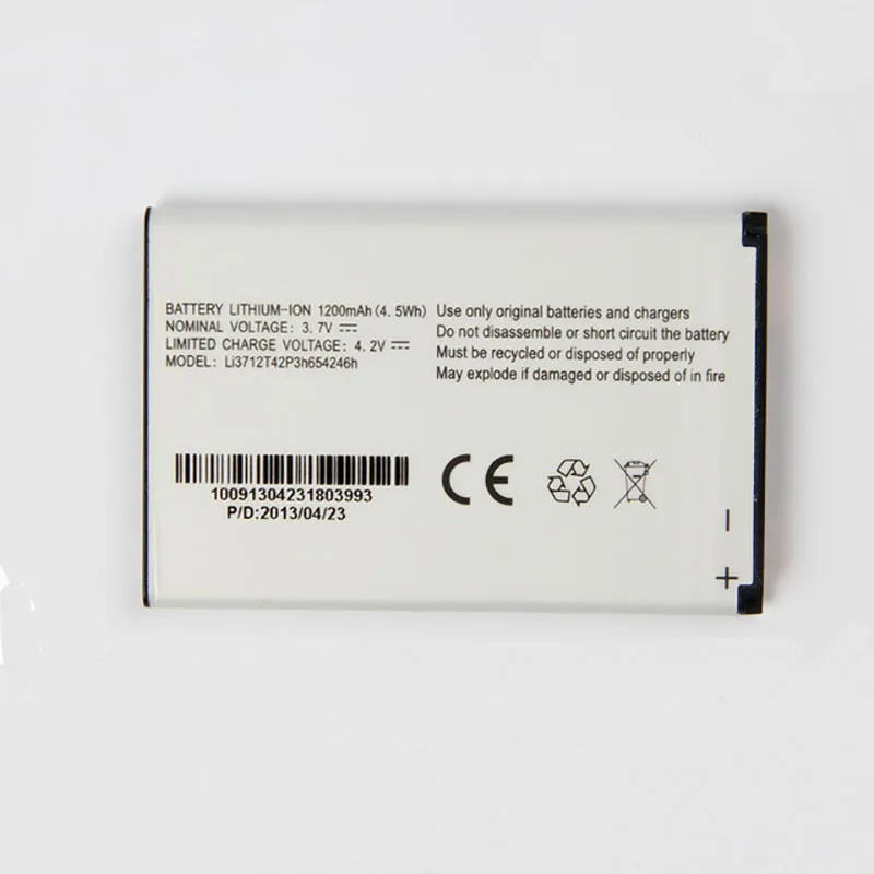 Оригинальный аккумулятор Li3712T42p3h654246h для телефона ZTE L530G U232 U281 U805 U806 X920 X925 V790 N790s U790