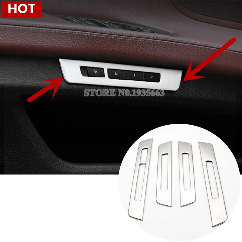 For BMW 7 Series F01 F02 Interior Seat Memory Button Frame Cover Trim ...