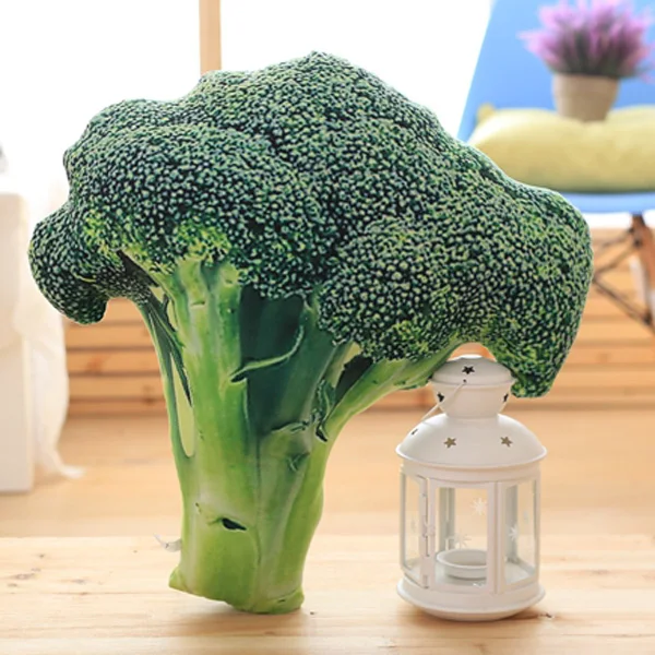 1 шт. 50 см креативная имитация овощей Подушка Плюшевые игрушки ворс Подушка брокколи для детей рождественские подарки - Цвет: broccoli