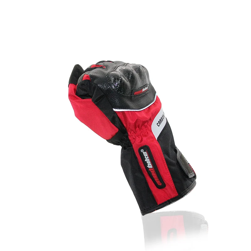 ZS MOTOS Winter Carbon Protection Motorcycle Gloves Waterproof Luva Motocicleta Motorbike Motocross Gloves Guantes Moto Racing