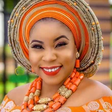 Большие настоящие коралловые бусины традиционные нигерийские Свадебные африканские коралловые бусины комплект ювелирных изделий женские вечерние Подарочные ювелирные изделия CNR885