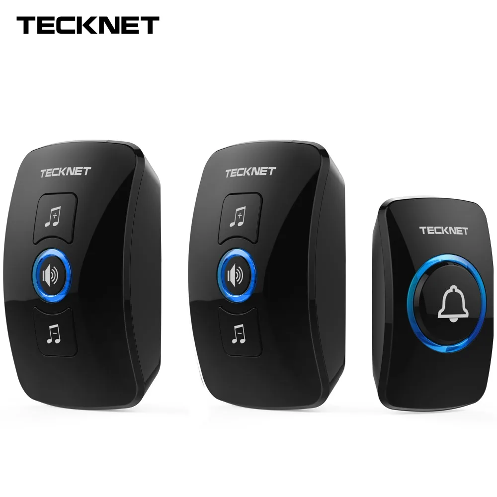 Wireless Doorbell Remote IP33 Waterproof Cordless Door Bell