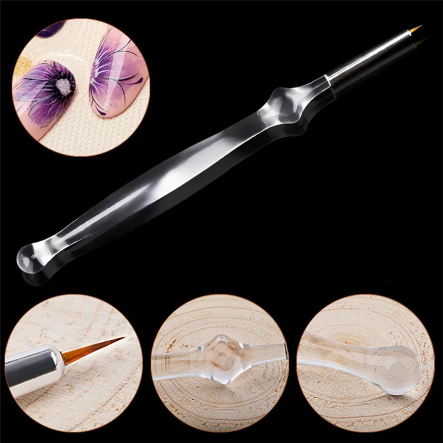 

2017 A# 3Pcs Nail DIY Drawing Painting Striping Pull Line Pen Superfine Brush