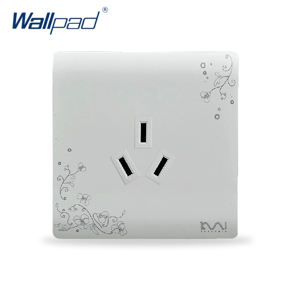 3 Pin 16A Socket Outlet 2018 Hot Sale Wallpad Luxury Wall Switch Panel Socket 86*86mm 110~250V 3 Pin 16A Socket Outlet 2018 Hot Sale Wallpad Luxury Wall Switch Panel Socket 86*86mm 110~250V
