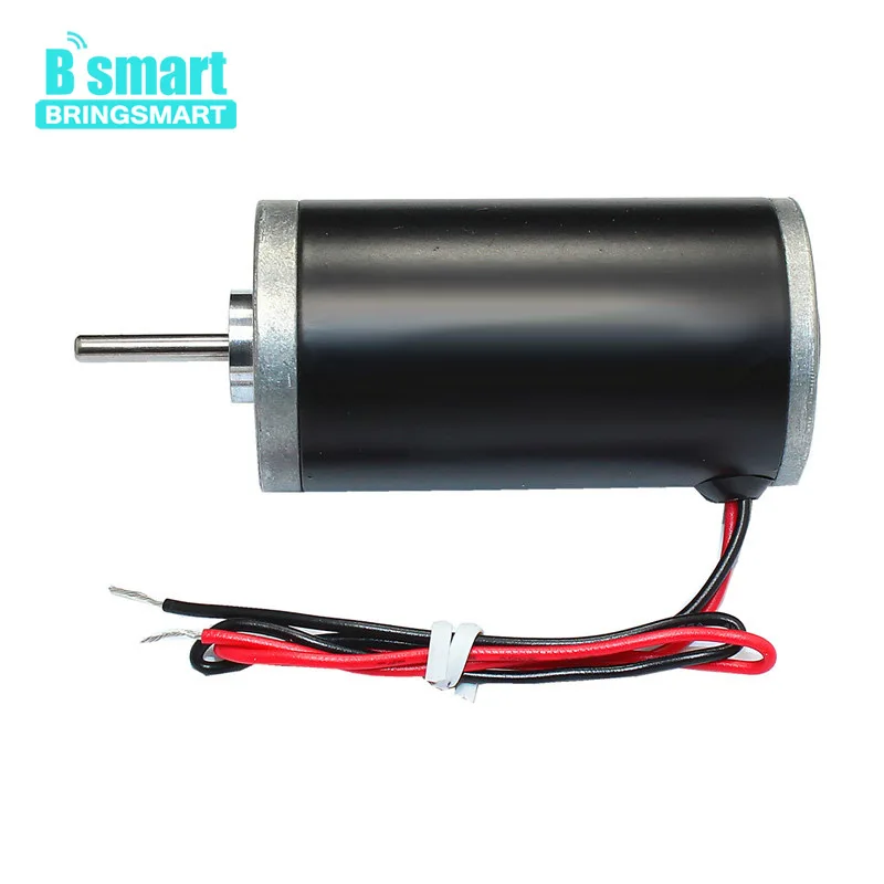 

Bringsmart Permanent Magnet DC Motor 6-24V 4000-8000rpm Powerful Electric Motor Reversed High Speed Motor Long Life Mini Engine