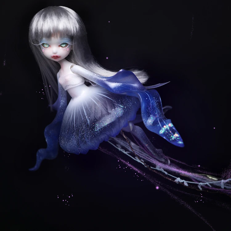 

BJD 1/8 Jellyfish resin figures model brand new free shipping