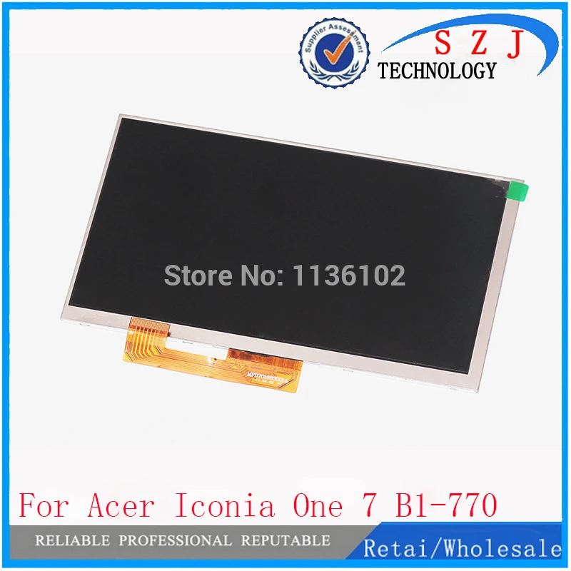 

New 7'' inch B1-770 LCD Display For Acer Iconia One 7 B1-770 A5007 Screen B1-770 LCD Panel Free Shipping