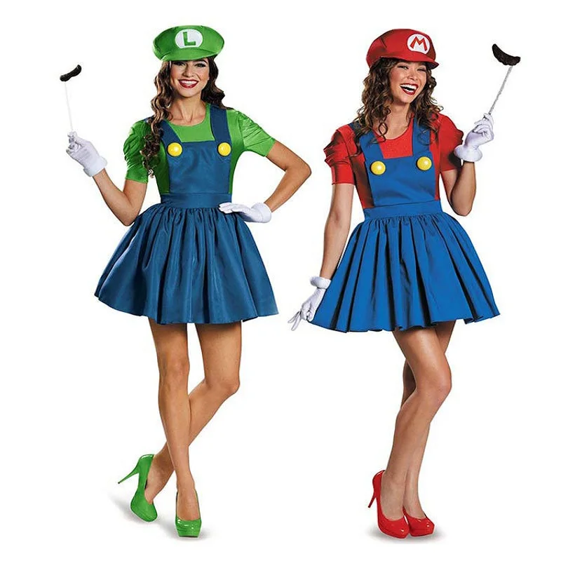 Luigi dress costume Clearance