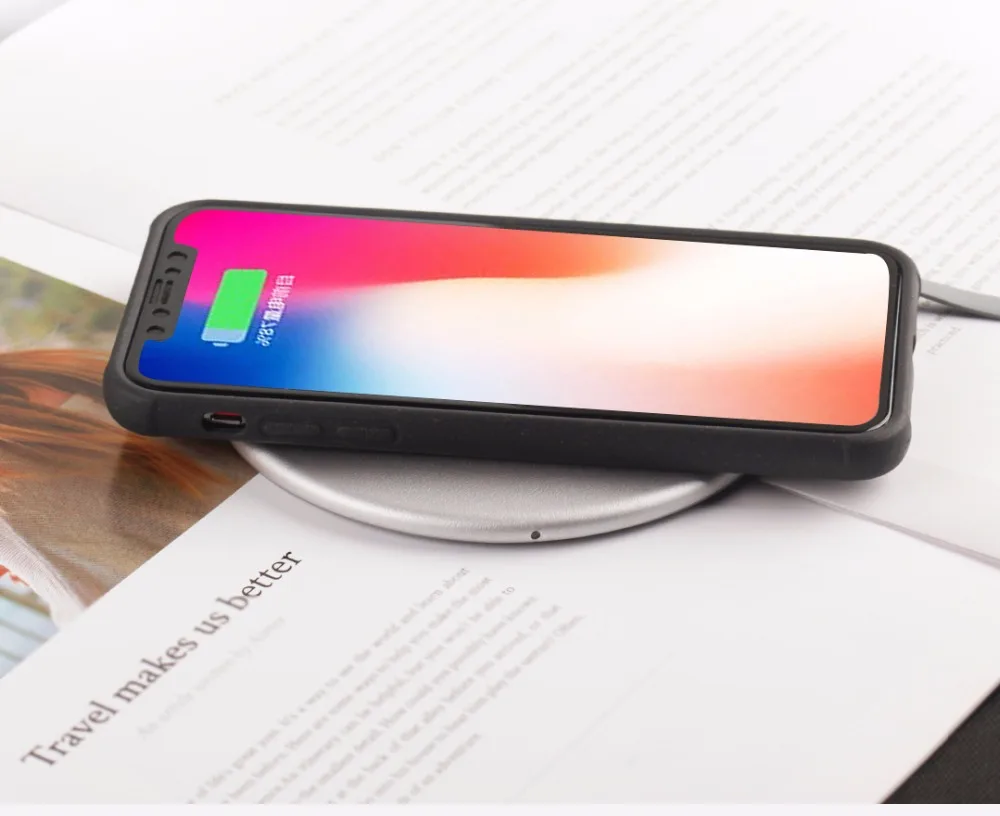 Новейший Xiaomi Eco Brand VH Беспроводное зарядное устройство 5 В/2A Вт Qi стандарт 9 В/1.67A 7