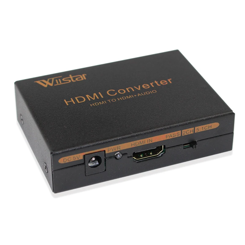 Wiistar hdmi к hdmi& R/L& spdif аудио с 2,1/5.1ch hdmi аудио экстрактор