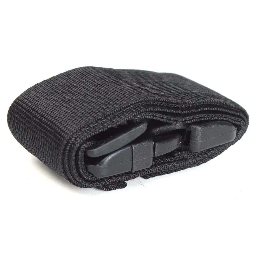 1pc Quick Release Nylon Belt Adjustable Work Waist Bag Belts Black Waistband Pouch Bag Accessories