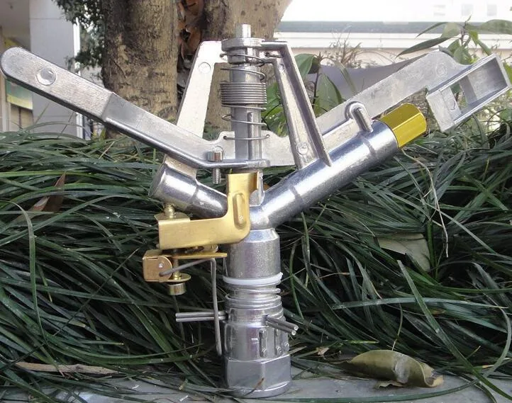 1,0 дюймов DN25 цинковый сплав 360 зубчатый привод распылитель сопла садовый водяной пистолет оросительный Спринклер