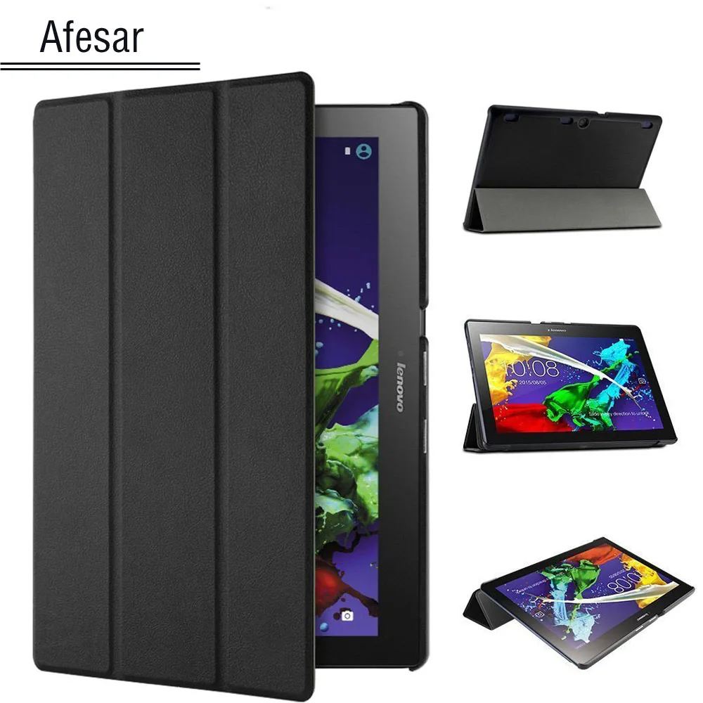 Чехол для Lenovo TAB 2 A10 / Tab 3 10 деловой чехол Ультра тонкий легкий смарт с