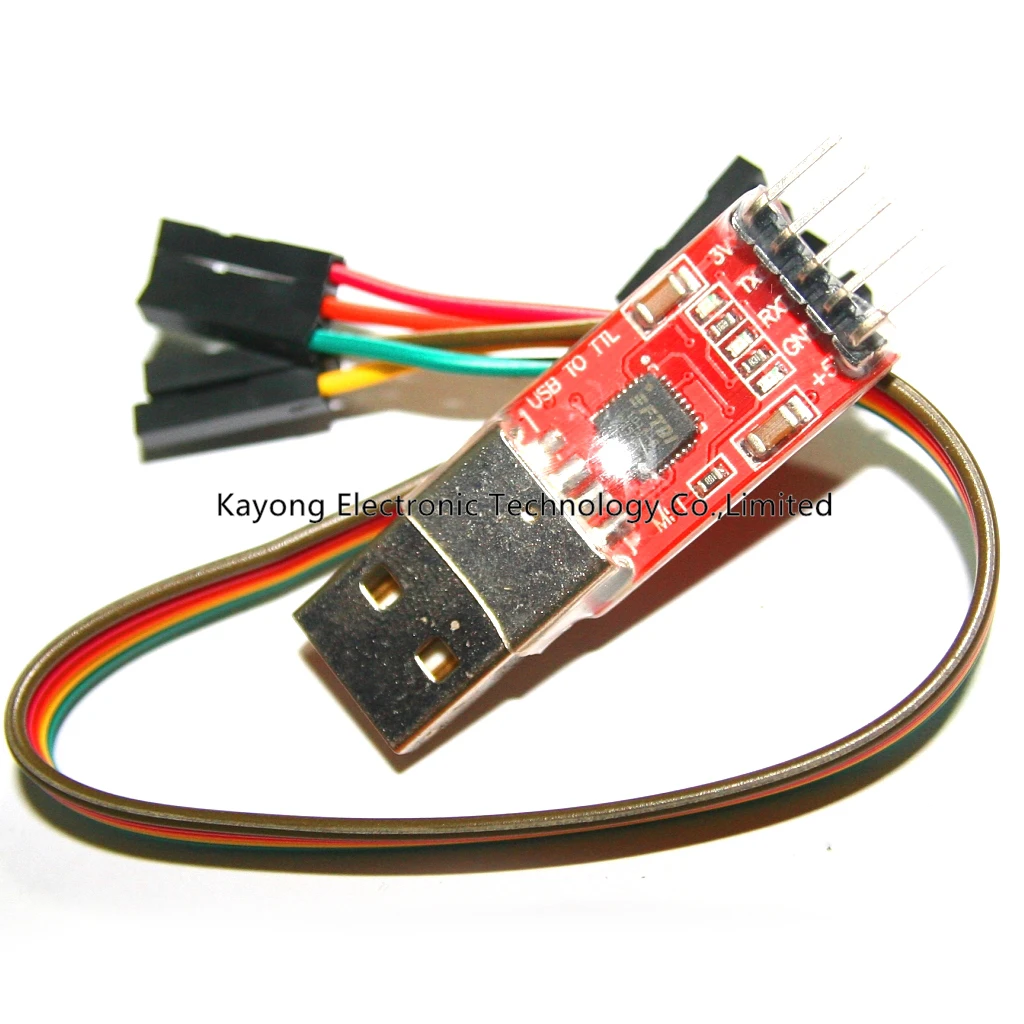 

FT232RQ FT232 module USB to TTL serial UART STC download cable PL2303 Super Brush line upgrade(RED)
