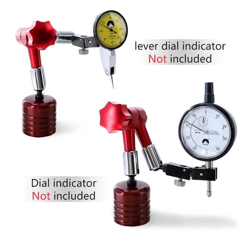 Магнитная база 234 мм Магнитная подставка круглая магнитная индикаторная база Универсальный держатель для циферблата индикатор измерительный прибор