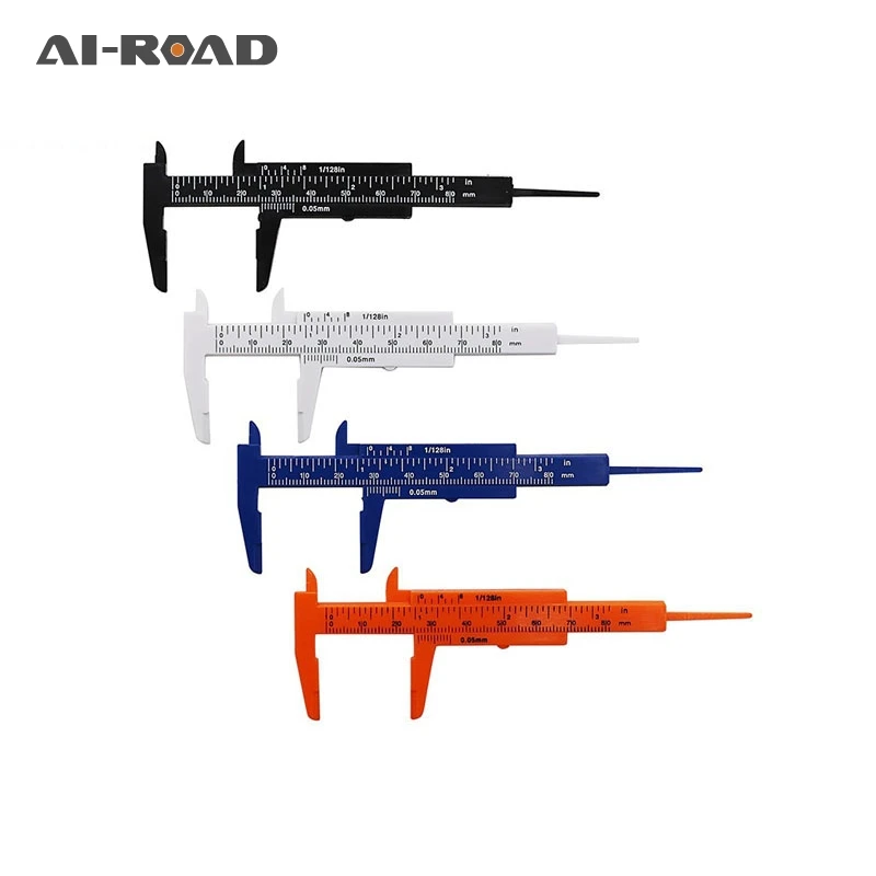 

Mini Plastic Vernier Caliper Gauge Micrometer 80MM Mini Ruler Accurate Measurement Tools Standard Vernier Caliper