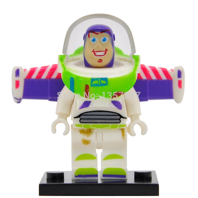 Single Sale Toy Story IV Figure Buzz Lightyear Woody Aliens Jessie Dragon Building Blocks Set Models Toys JR1712