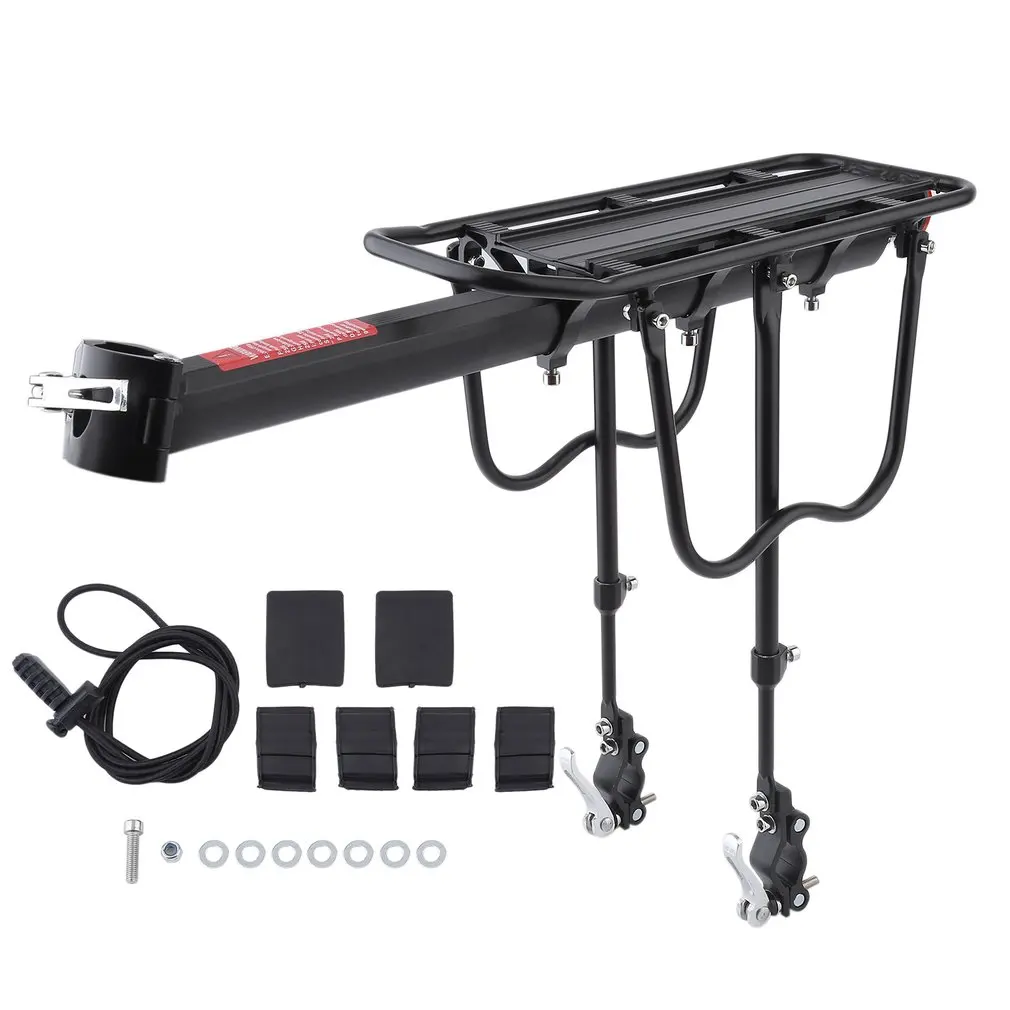 

Quick Release Aluminum Alloy Bicycle Rack Bike Luggage Carrier MTB Bicycle Mountain Bike Cycling Rear Rack Seatpost Bag Holder