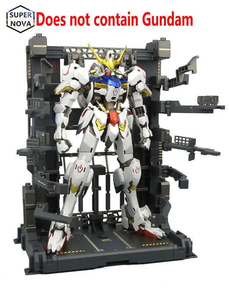 BW Gundam MG 1:100 оборудование для обслуживания ангара стойка опорная рамка аниме экшн