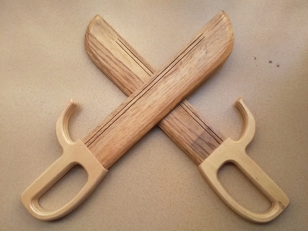 

Natural wooden Wing Chun Butterfly Swords double knife, Bart Cham Dao martial arts Chinese kung fu wooden dummy equipment
