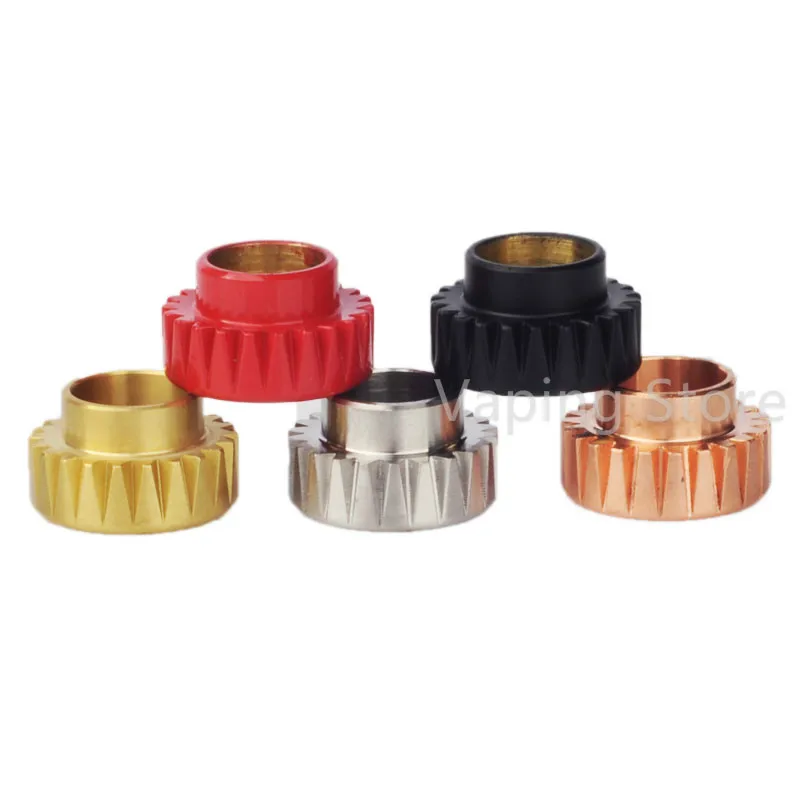 

10PCS Wholesale Stainless Steel Metal Gear Mouthpiece Wide Bore 810 Drip Tip for Kennedy RDA & All Goon 528 Sized Tanks