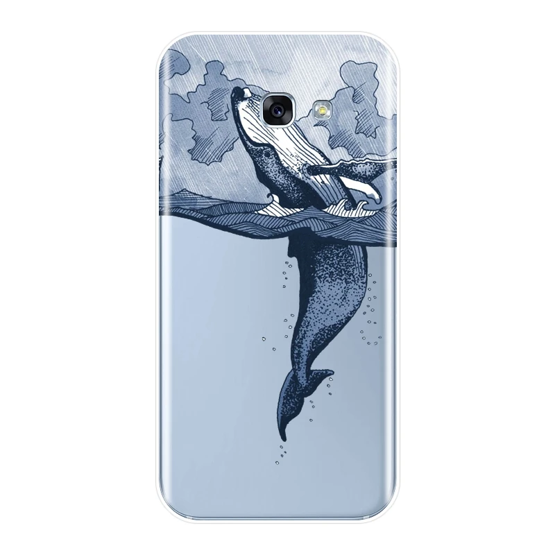 Мягкий чехол для телефона Samsung Galaxy A6 A7 A8 2018 A3 A5 2016 2017 Силиконовая задняя крышка Plus