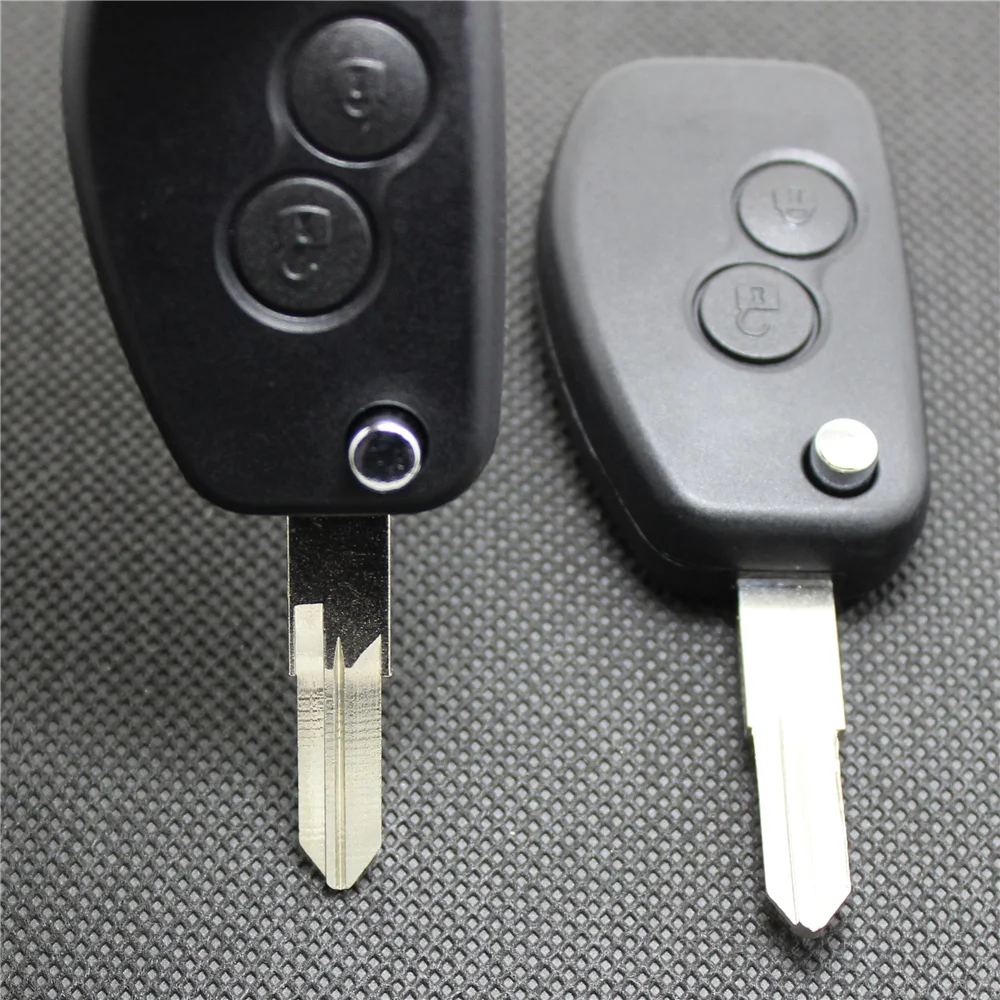 AURONOVA Новый чехол книжка для Renault Duster Dacia Modus Clio Espace Megan Logan Kangoo Sandero 2 кнопки