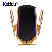 Kebidu R1 автоматическое зажимное 10 Вт автомобильное беспроводное зарядное устройство инфракрасная индукция Qi Беспроводное зарядное устройство Автомобильный держатель для телефона