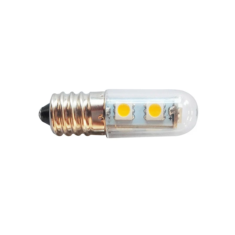 1x Мини E14 светодио дный лампы 5050 SMD 1 Вт хрустальная люстра 220 В Spotlight кукурузы лампочки кулон Холодильник света