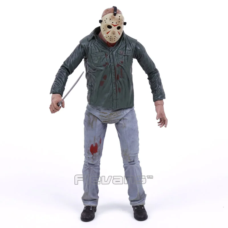 NECA Friday the 13th Ultimate Jason Voorhees 2009 Remake ПВХ фигурка Коллекционная модель игрушки