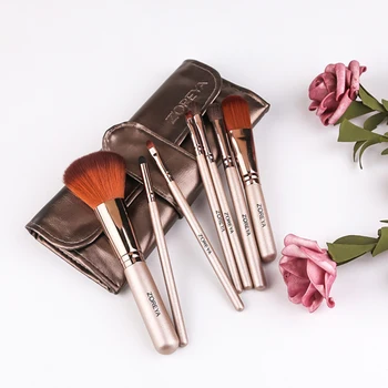 

7/8/10pcs High Quality Rose Gold Makeup brushes set +Storage bag Beauty Foundation Powder Eyeshadow Make up Brush J75