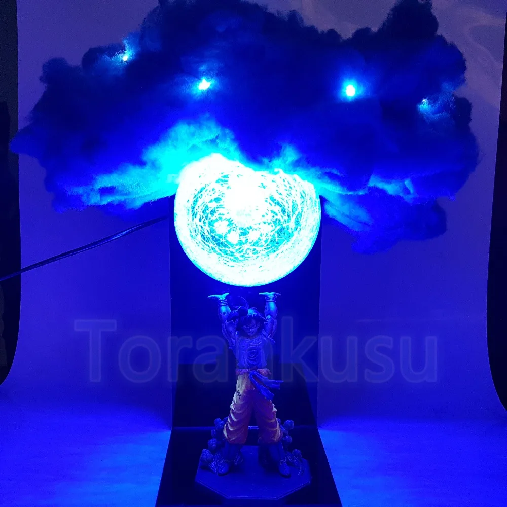 Dragon Ball Z фигурка Сон Гоку Genki damaSpirit Bomb Cloud DIY светодиодный светильник набор Dragon Ball и super Goku ПВХ фигурка модель игрушки DIY193