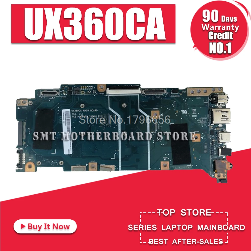 UX360CA материнская плата M3 6Y30CPU 8 ГБ для For Asus UX360C ноутбука тест на материнскую плату