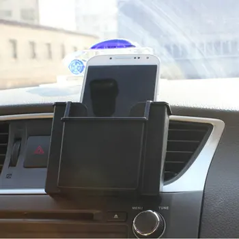 

Mobile phone card holder mobile phone rack box car supplies two kinds of installation methods paste or buckle black