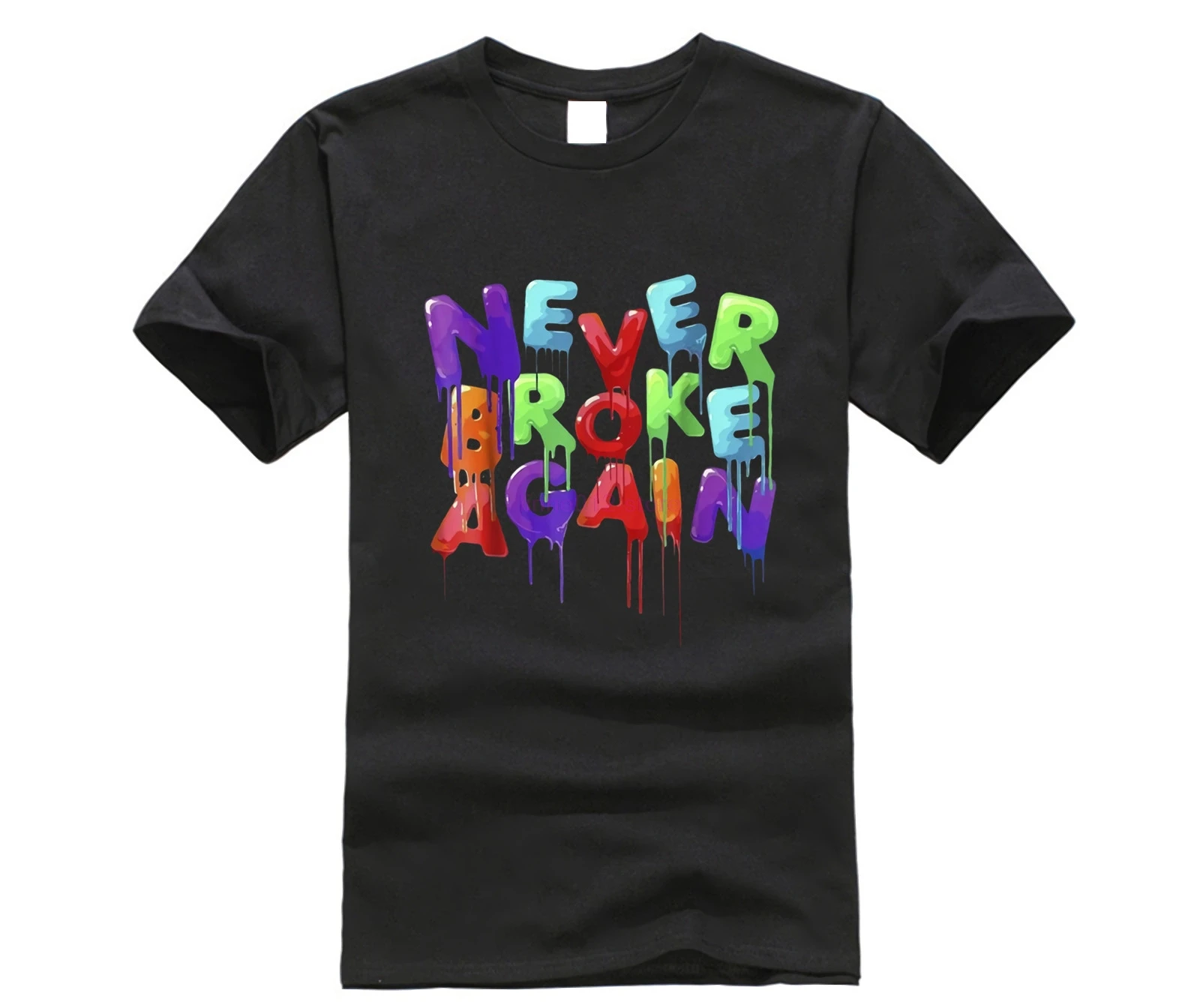 

Y0ungboy Never Broke Again Colorful T Shirt Black Cotton Men T-Shirt Cartoon t shirt men Unisex New Fashion tshirt