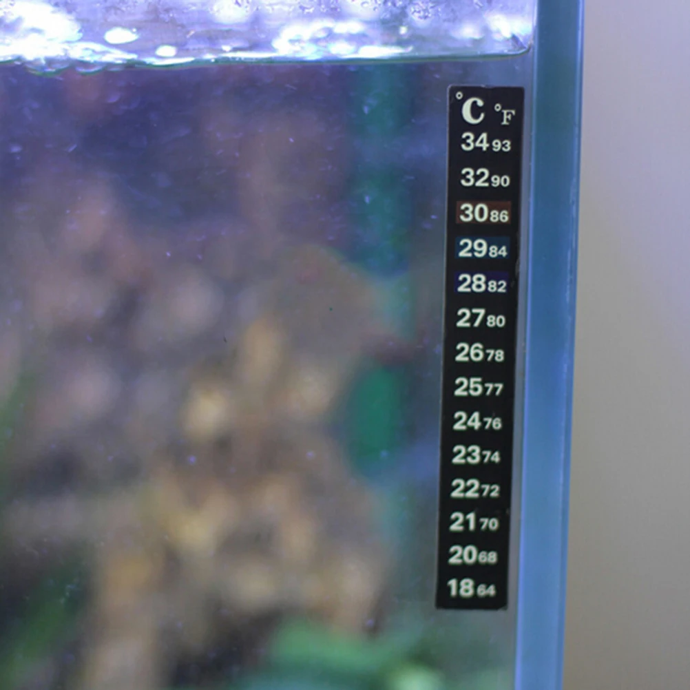 5pcs /lotstick-on digital aquarium Fish Tank fridge Thermometer Sticker Temperature temp measurement stickers