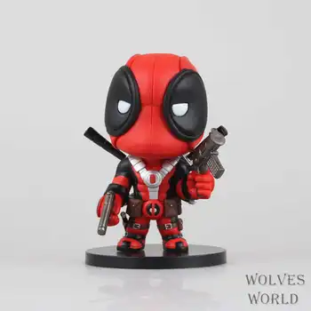 

Huong Movie Figure 13CM Super Hero X-men Deadpool Q Version PVC Action Figure Collectible Toy Doll Christmas Gift
