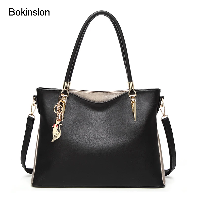 

Bokinslon Crossbody Bag For Woman Fashion Solid Color Ladies Handbags Large Capacity Simple Womens Shoulder Bags